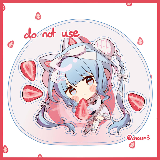 draw your oc or fanart in anime style chibi