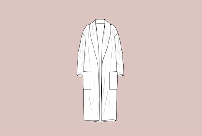 do women fashion sketch, fashion flat sketch and technical fashion drawing