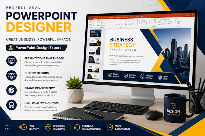 do ms powerpoint ppt designing