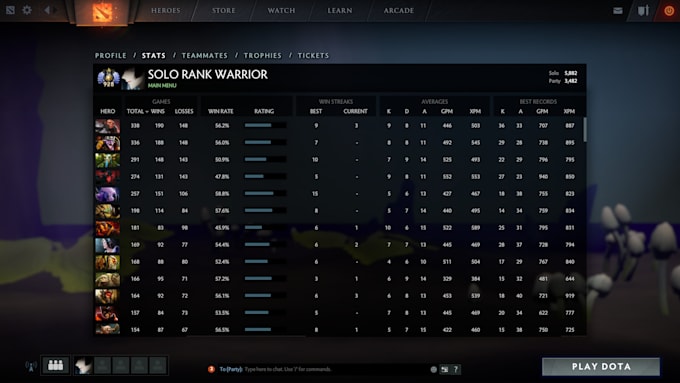 teach you dota by top 95 player 9500 mmr coach and player