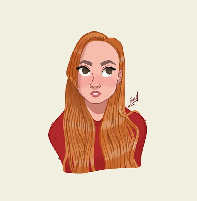 create custom illustration for you in procreate