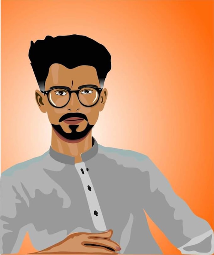 Draw your face into a cartoon thats amazing by Arshanmalik Fiverr