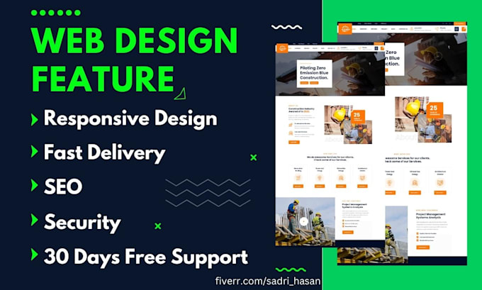 design, redesign and responsive wordpress elementor website by elementor pro
