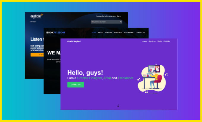 build modern website with reactjs and nextjs