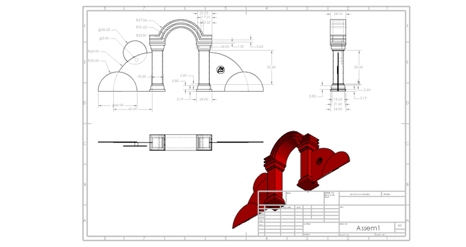 create manufacturing drawings for production