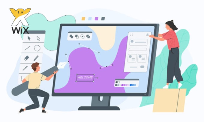 design responsive wix website and add wix apps