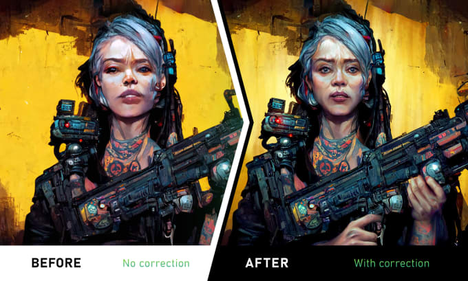 fix or edit art generated by ai