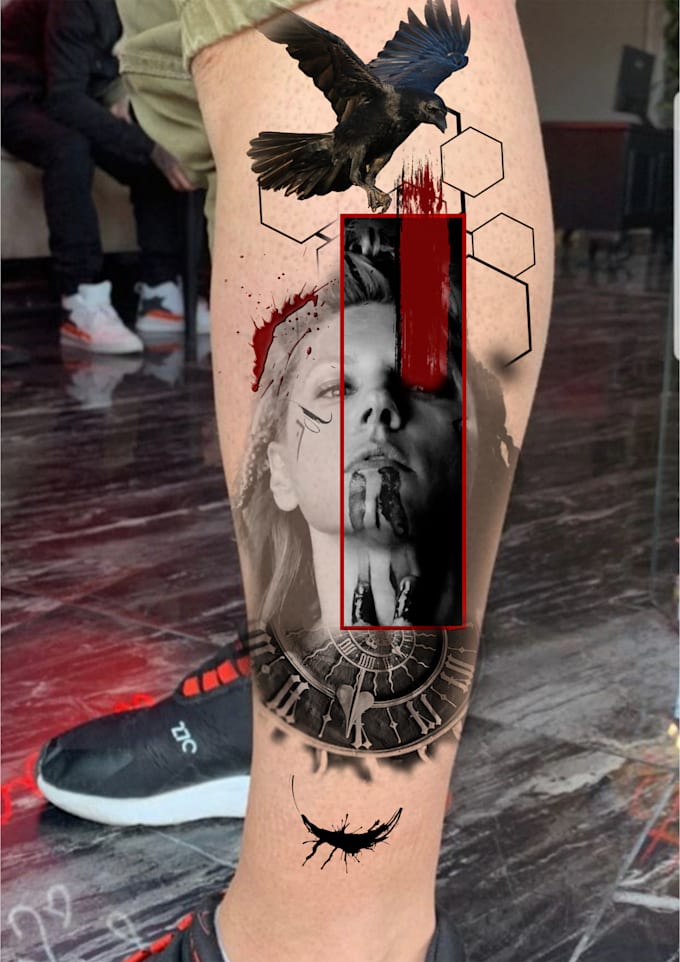 for you realism creative tattoo design