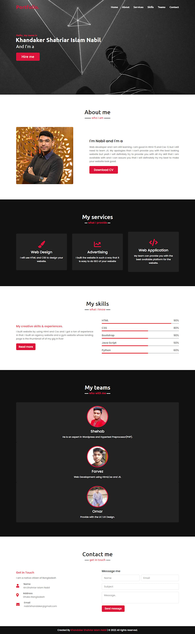 Convert your figma design to html css bootstrap and js by Khnabil12 ...