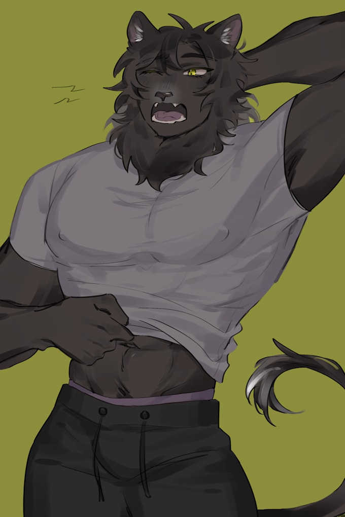 draw anime furry oc art and other