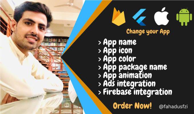 Reskin and redesign your flutter app android and ios by Fahadusfzi | Fiverr