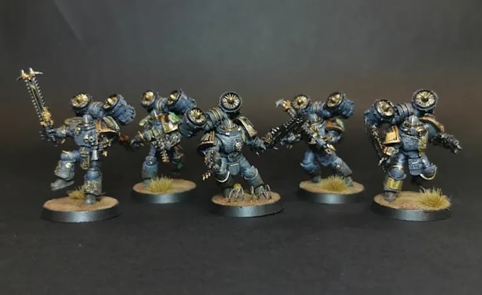paint your warhammer or other miniature game squads