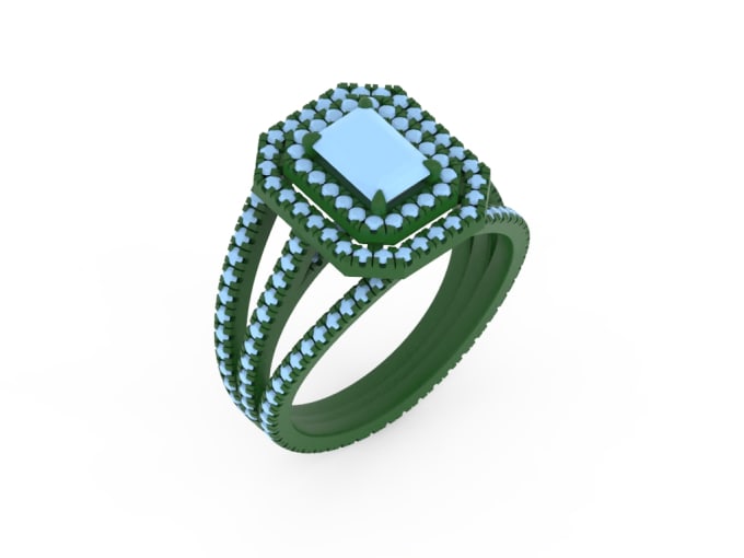do 3d cad model jewelry design