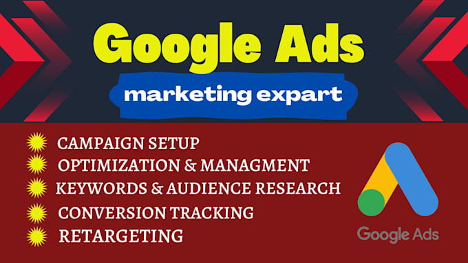 be google marketing, merchant, analytics and remarketing