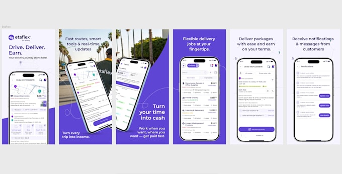 design modern app screenshots for app store and google play