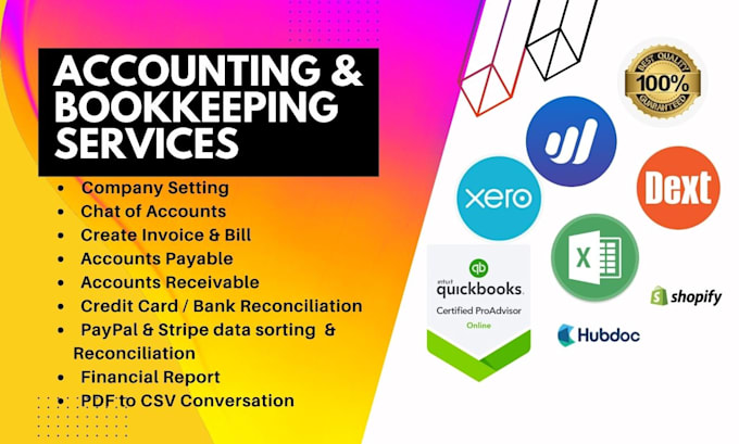 Do bookkeeping and accounting in quickbooks online, xero and wave by ...