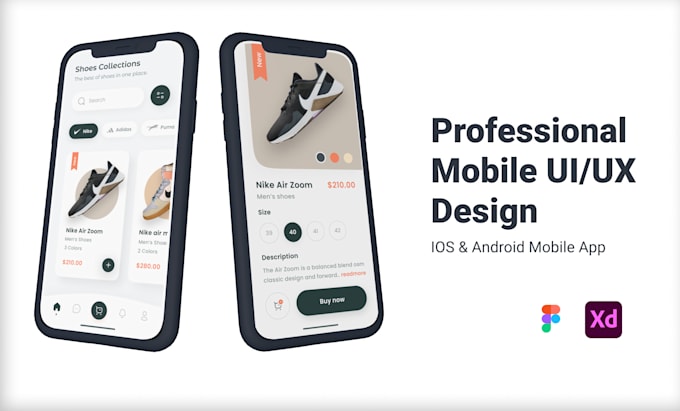 Design professional and modern ui ux design your mobile app website ...