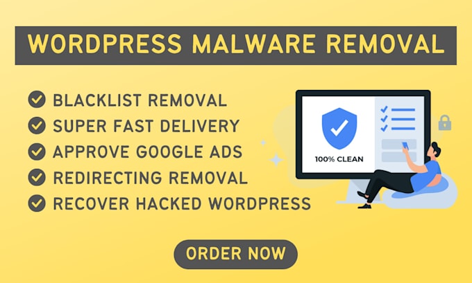 secure wordpress website, malware removal, fix hacked website