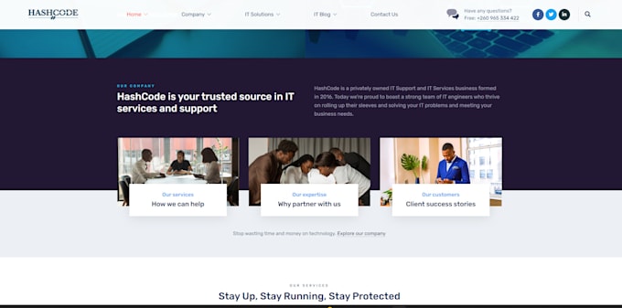 create wordpress website for free