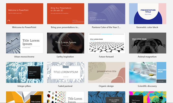 Design an impressive and modern powerpoint presentation ppt with video ...