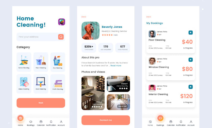 create a laundry related app with online delivery