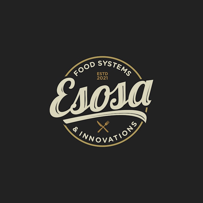 create a trendy minimalist hand drawn logo design
