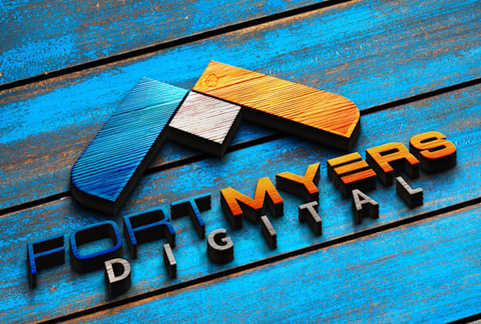 replicate your text or logo design in 3d wooden style