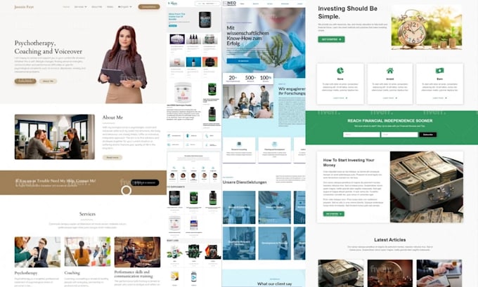design wordpress landing page using elementor pro