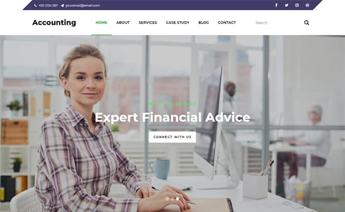 html CSS bootstrap responsive and unique website