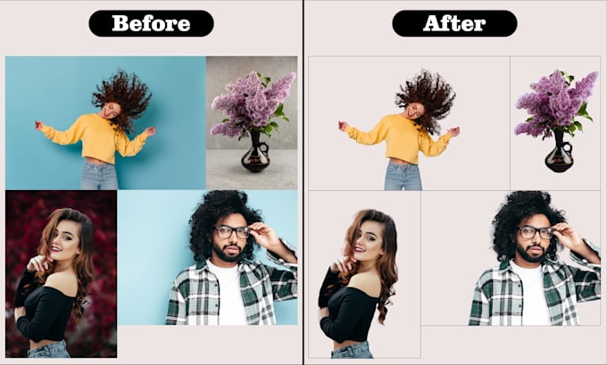 do image background removal and make white or transparent