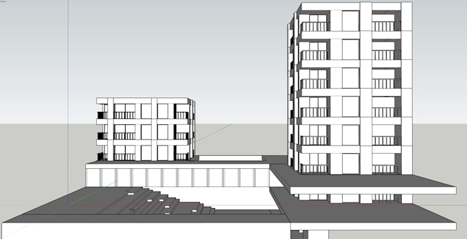make 3d model on sketchup for your proyect