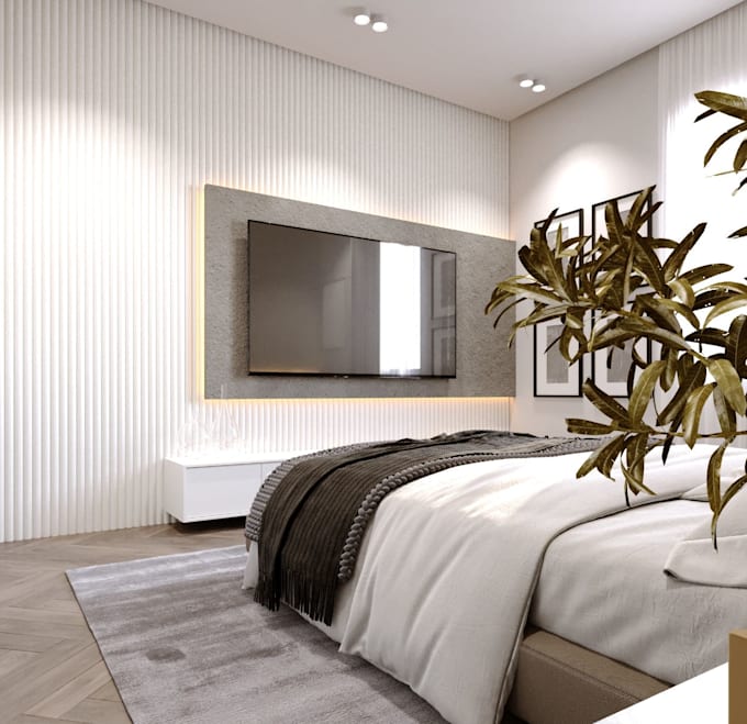 interior design 3d rendering realistic architectural