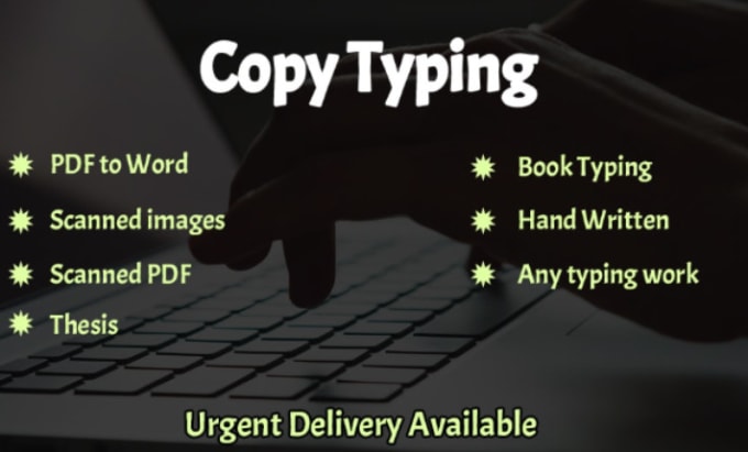 Do Fast Typing Retyping Scanned Documents And Ms Word Typing By Jaffirlang07 Fiverr 0181