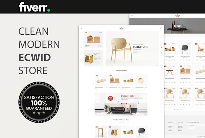 design and setup your ecwid store