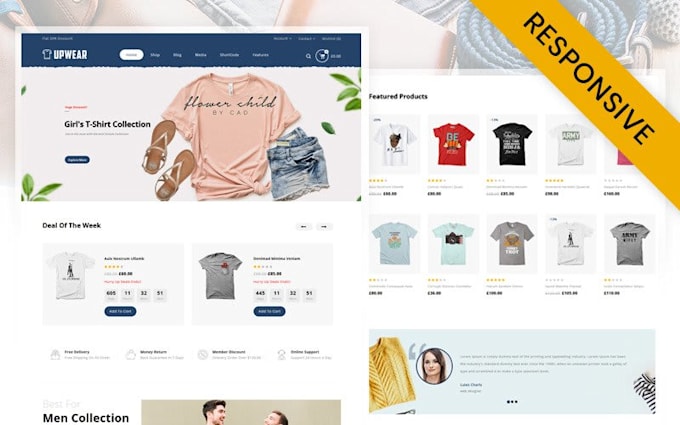 do responsive ecommerce wordpress website design and develop