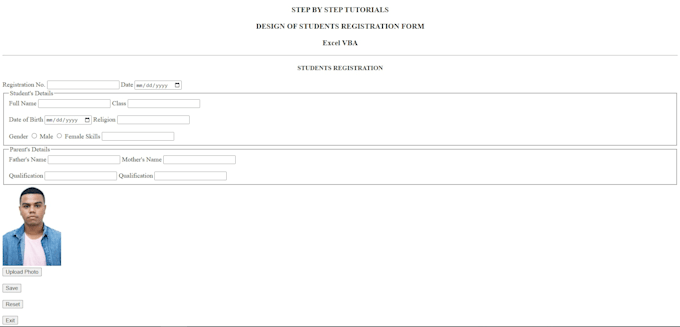 Make basic html front end forms by Tariqmahmud592 | Fiverr