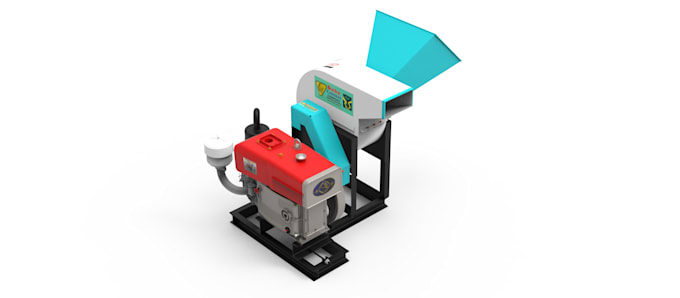do machine design on solidworks and give a product manual