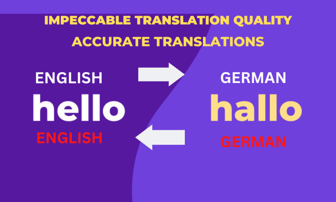 quick translate to german