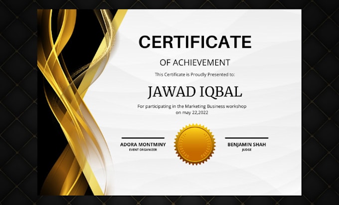 Design diploma certificate professional in 12 hours by Jawadiqbal180 ...