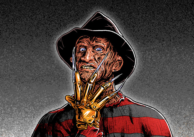 draw horror, dark, metal art illustration with my style