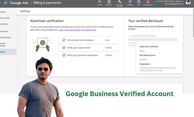 complete your google adwords business operations verification issues