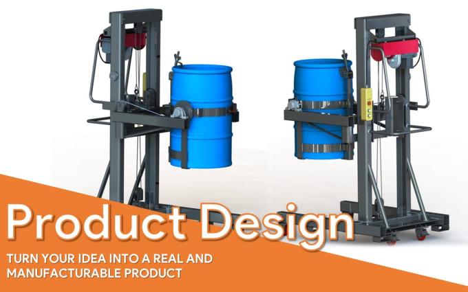 do product and machine design, engineering and fabrication drawings