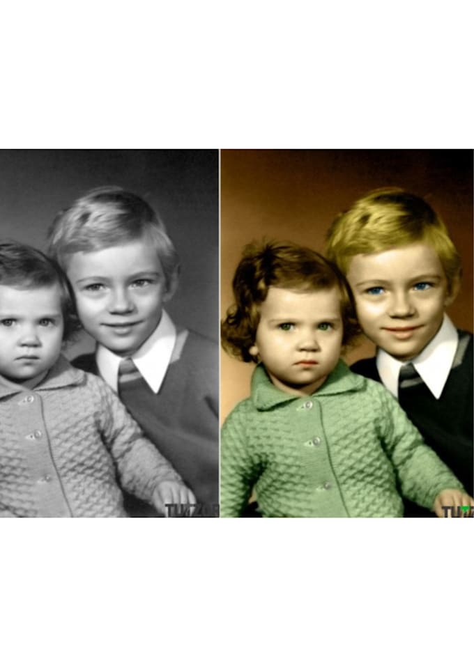 Colorize black and white photo by Elmoataz1 Fiverr