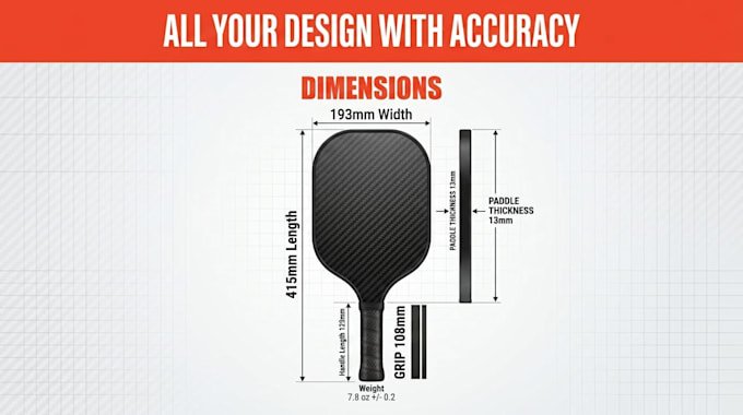 provide creative custom designs for pickleball paddles