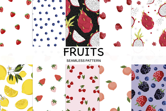 create professional seamless pattern for textile and surface design
