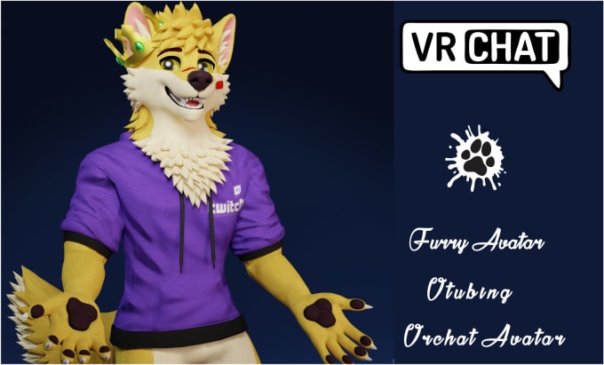 Do Vr Chat Avatar Furry Avatar 3d Model Vrm Fursona For Vrchat Vtuber Rex By Ocquest Fiverr 