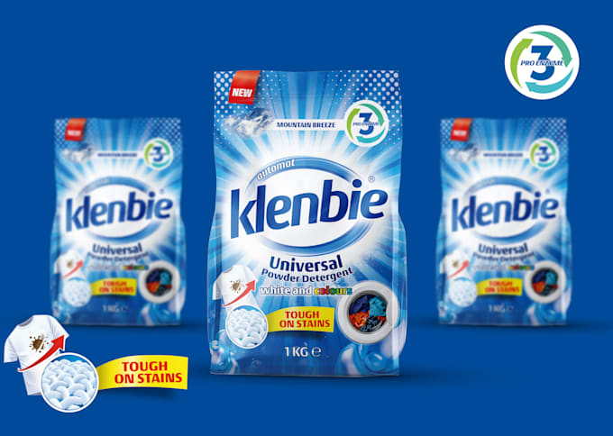 do powder detergent packaging design