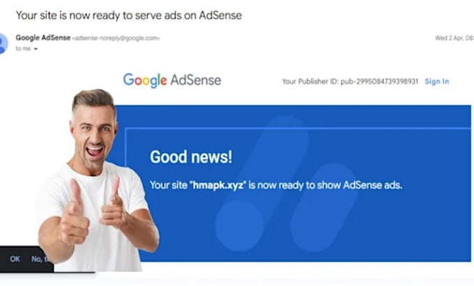 create a website for google adsense approval