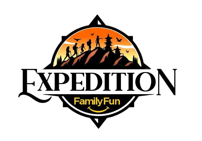 make an amazing mountain logo design with my best experience