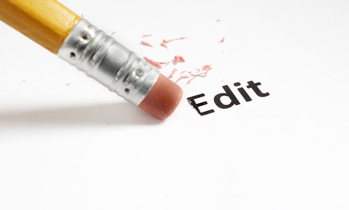 professionally copy and line edit any piece of writing